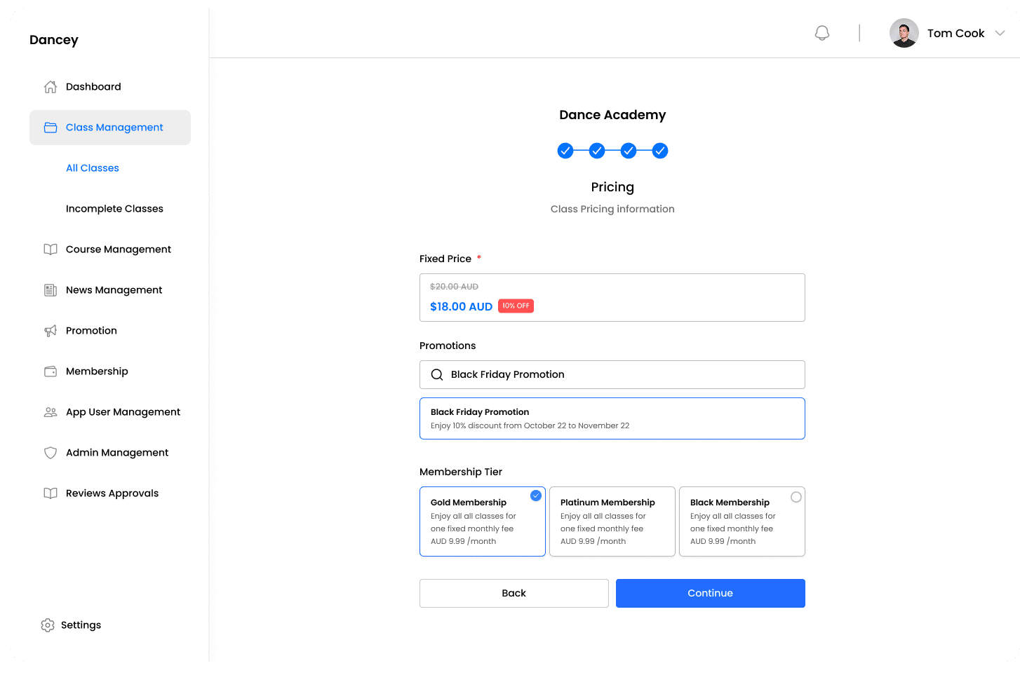 Flexible Pricing Plans — Create flexible pricing plans that match your studio’s brand, services, and client demand.